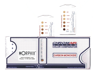 Carbon Monoxide ChromAir Chemical Exposure Monitoring Badges, 380008-10