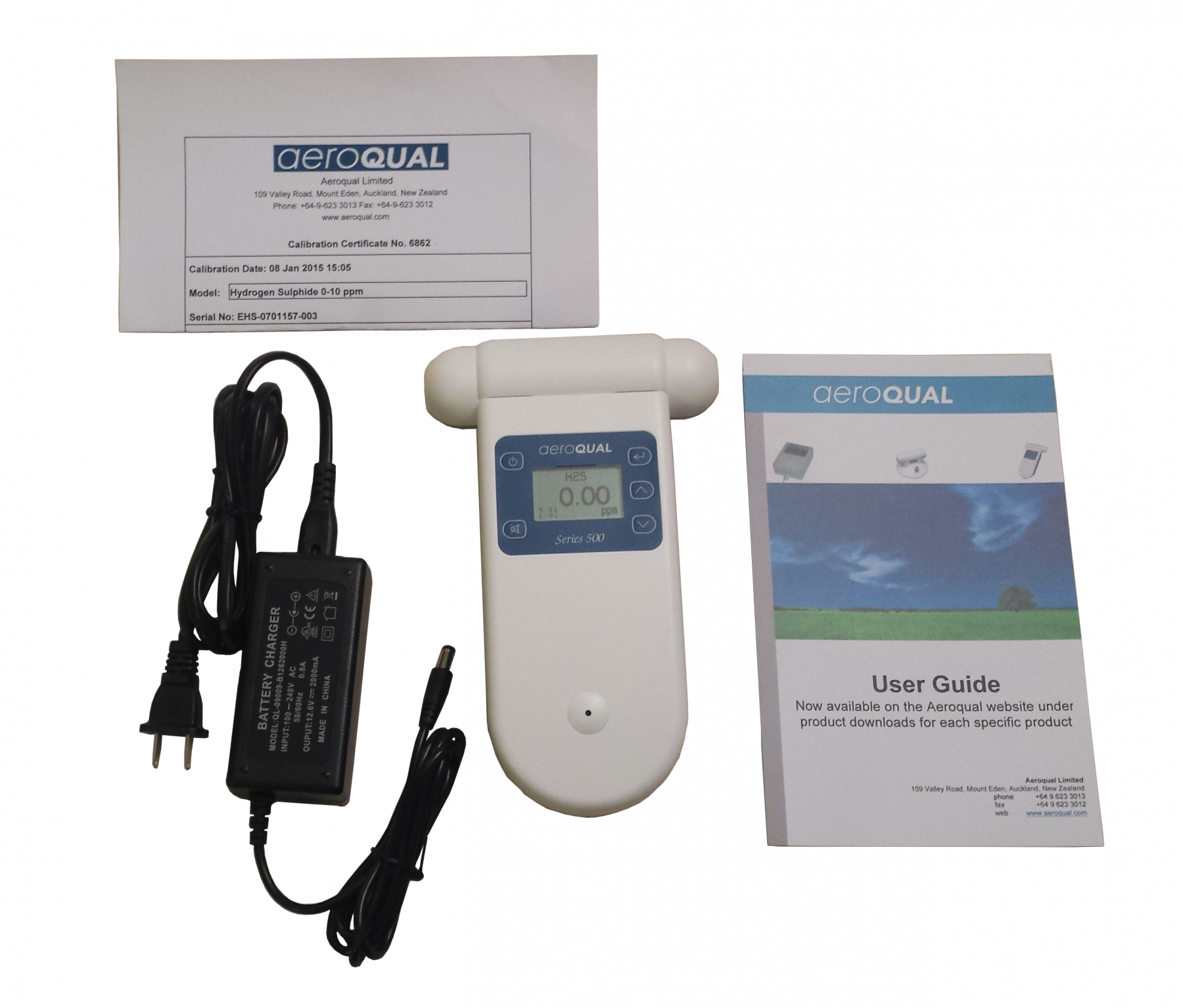 Everything that comes with the Aeroqual Series-500
