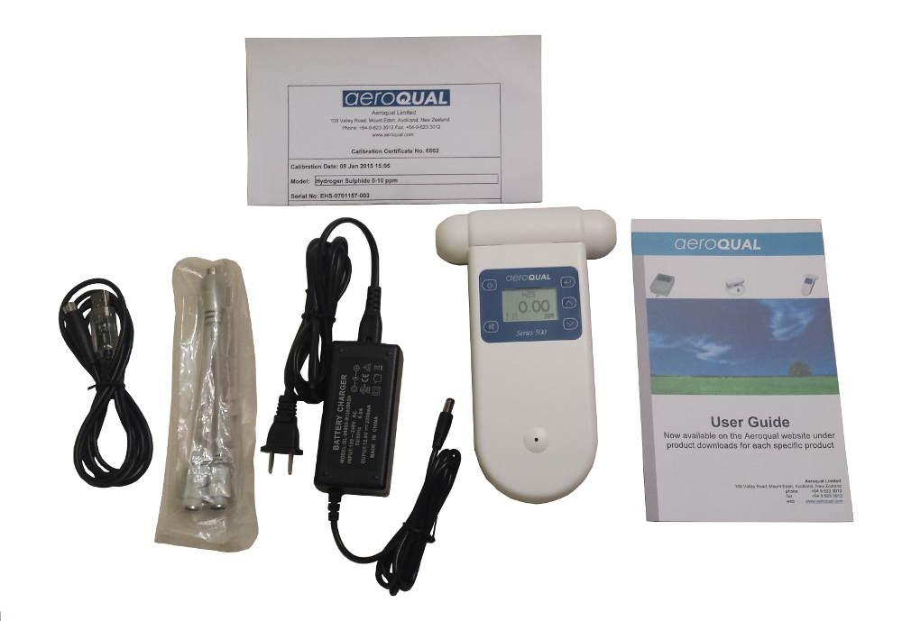Everything that comes with the Aeroqual Series-500
