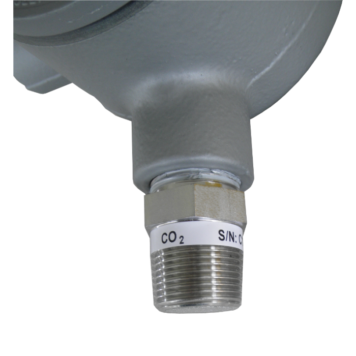 Explosion-Proof sensor connected to explosion proof enclosure
