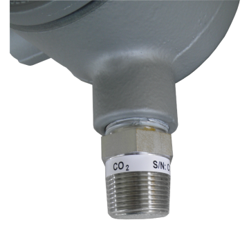 Explosion-Proof sensor connected to explosion proof enclosure
