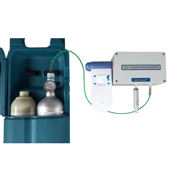 The calibration kit can be used for onsite calibration of the Portable Aeroqual Monitors using an R42