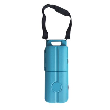 Handy carrying strap can be connected to the case for easy of portability