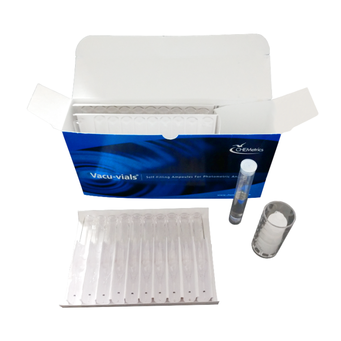 K-7553 Dissolved Oxygen Vacu-vials Kit 0.100-1000 Ppm 1 Phenols Vacu-vials® Test Kit (0-20.0 Ppm