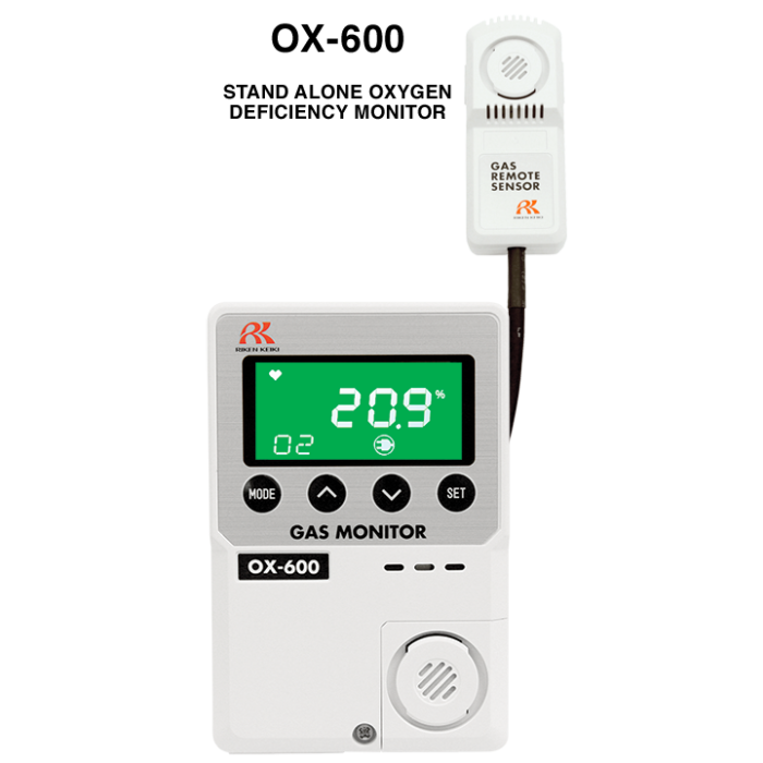 Gas Sensors EC-600 Indoor Stand Alone Oxygen Monitor Gas Sensors EC-600 Indoor Stand Alone Oxygen Monitor