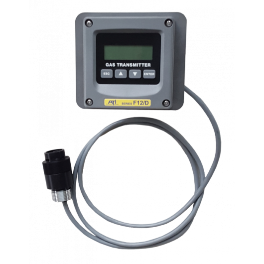 F12-D Gas Monitor with Sensor Holder & 6ft Cable