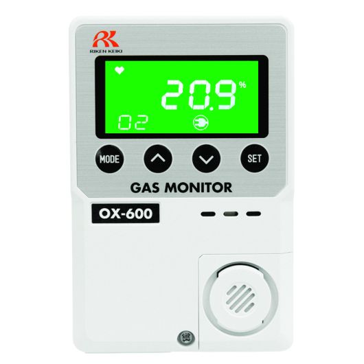 OX-600 Indoor Stand Alone Oxygen Monitor Alkaline 0-25%