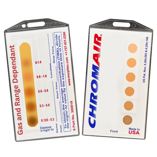 Glutaraldehyde ChromAir Badge