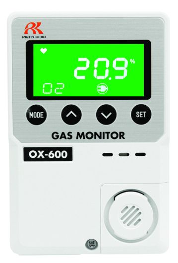 OX-600 Indoor Stand Alone Oxygen Monitor Alkaline 0-25%