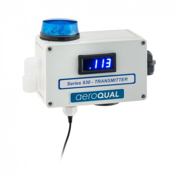 Aeroqual Series 930, shown with optional strobe and siren