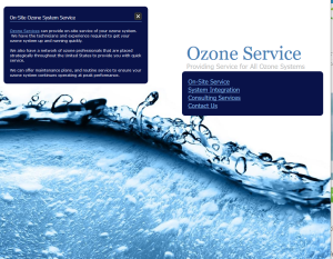 ozone system service